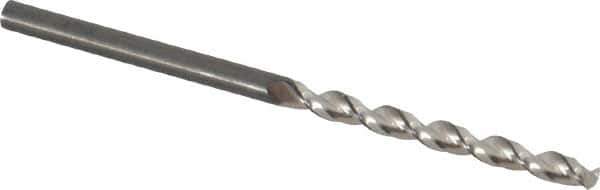 Guhring - #32 130° Cobalt Jobber Drill - Bright Finish, Right Hand Cut, Parabolic Flute, Straight Shank, 2-13/32" OAL, Standard Point - Apex Tool & Supply