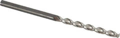 Guhring - #32 130° Cobalt Jobber Drill - Bright Finish, Right Hand Cut, Parabolic Flute, Straight Shank, 2-13/32" OAL, Standard Point - Apex Tool & Supply