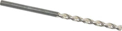 Guhring - #34 130° Cobalt Jobber Drill - Bright Finish, Right Hand Cut, Parabolic Flute, Straight Shank, 2-13/32" OAL, Standard Point - Apex Tool & Supply