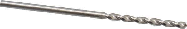 Guhring - #51 130° Cobalt Jobber Drill - Bright Finish, Right Hand Cut, Parabolic Flute, Straight Shank, 1-11/16" OAL, Standard Point - Apex Tool & Supply
