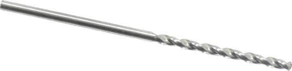 Guhring - #53 130° Cobalt Jobber Drill - Bright Finish, Right Hand Cut, Parabolic Flute, Straight Shank, 1-11/16" OAL, Standard Point - Apex Tool & Supply