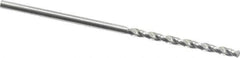 Guhring - #53 130° Cobalt Jobber Drill - Bright Finish, Right Hand Cut, Parabolic Flute, Straight Shank, 1-11/16" OAL, Standard Point - Apex Tool & Supply