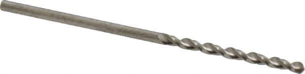 Guhring - 1/16" 130° Cobalt Jobber Drill - Bright Finish, Right Hand Cut, Parabolic Flute, Straight Shank, 1-11/16" OAL, Standard Point - Apex Tool & Supply