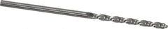 Guhring - 5/64" 130° Cobalt Jobber Drill - Bright Finish, Right Hand Cut, Parabolic Flute, Straight Shank, 1-15/16" OAL, Standard Point - Apex Tool & Supply