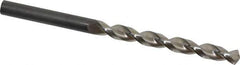 Guhring - Letter E (1/4) 130° Cobalt Jobber Drill - Bright Finish, Right Hand Cut, Parabolic Flute, Straight Shank, 3-31/32" OAL, Standard Point - Apex Tool & Supply