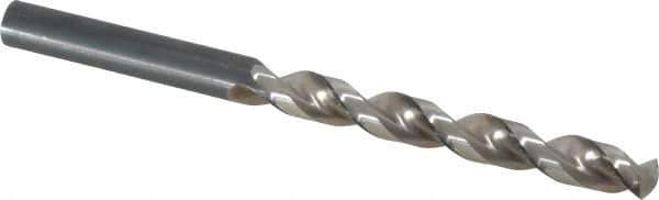 Guhring - 21/64" 130° Cobalt Jobber Drill - Bright Finish, Right Hand Cut, Parabolic Flute, Straight Shank, 4-19/32" OAL, Standard Point - Apex Tool & Supply