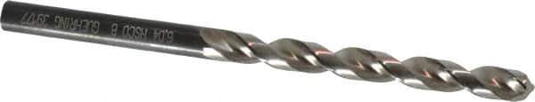 Guhring - Letter B 130° Cobalt Jobber Drill - Bright Finish, Right Hand Cut, Parabolic Flute, Straight Shank, 3-31/32" OAL, Standard Point - Apex Tool & Supply