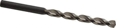 Guhring - Letter I 130° Cobalt Jobber Drill - Bright Finish, Right Hand Cut, Parabolic Flute, Straight Shank, 4-9/32" OAL, Standard Point - Apex Tool & Supply
