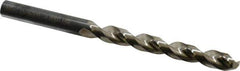 Guhring - Letter R 130° Cobalt Jobber Drill - Bright Finish, Right Hand Cut, Parabolic Flute, Straight Shank, 4-29/32" OAL, Standard Point - Apex Tool & Supply