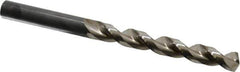 Guhring - Letter U 130° Cobalt Jobber Drill - Bright Finish, Right Hand Cut, Parabolic Flute, Straight Shank, 4-29/32" OAL, Standard Point - Apex Tool & Supply