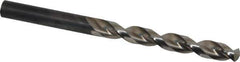Guhring - Letter W 130° Cobalt Jobber Drill - Bright Finish, Right Hand Cut, Parabolic Flute, Straight Shank, 5-1/4" OAL, Standard Point - Apex Tool & Supply