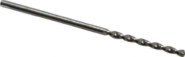 Guhring - 1.6mm 130° Cobalt Jobber Drill - Bright Finish, Right Hand Cut, Parabolic Flute, Straight Shank, 1-11/16" OAL, Standard Point - Apex Tool & Supply