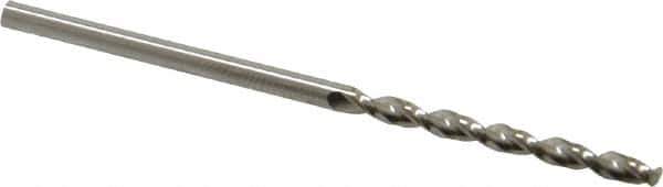 Guhring - 2.25mm 130° Cobalt Jobber Drill - Bright Finish, Right Hand Cut, Parabolic Flute, Straight Shank, 2-3/32" OAL, Standard Point - Apex Tool & Supply