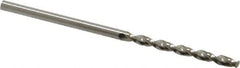 Guhring - 2.25mm 130° Cobalt Jobber Drill - Bright Finish, Right Hand Cut, Parabolic Flute, Straight Shank, 2-3/32" OAL, Standard Point - Apex Tool & Supply