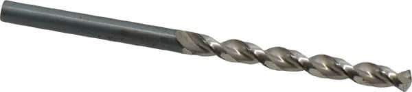 Guhring - 4.25mm 130° Cobalt Jobber Drill - Bright Finish, Right Hand Cut, Parabolic Flute, Straight Shank, 2-61/64" OAL, Standard Point - Apex Tool & Supply