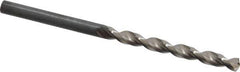 Guhring - 4.4mm 130° Cobalt Jobber Drill - Bright Finish, Right Hand Cut, Parabolic Flute, Straight Shank, 3-5/32" OAL, Standard Point - Apex Tool & Supply