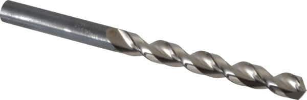 Guhring - 8.4mm 130° Cobalt Jobber Drill - Bright Finish, Right Hand Cut, Parabolic Flute, Straight Shank, 4-39/64" OAL, Standard Point - Apex Tool & Supply