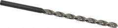 Guhring - Letter J, 130° Point, Parabolic Flute, High Speed Steel Taper Length Drill Bit - Bright Finish, 4-1/32" Flute Length, 6-1/8" OAL, Series 535 - Apex Tool & Supply