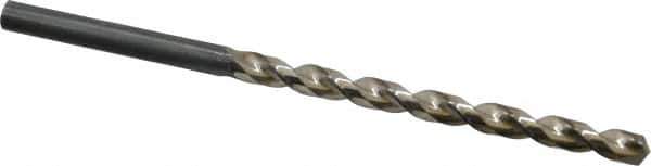 Guhring - Letter L, 130° Point, Parabolic Flute, High Speed Steel Taper Length Drill Bit - Bright Finish, 4-1/32" Flute Length, 6-1/8" OAL, Series 535 - Apex Tool & Supply