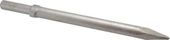 Ingersoll-Rand - 12" OAL, 0.7" Shank Diam, Moil Point Chisel - Round Drive, Round Shank, Steel - Apex Tool & Supply