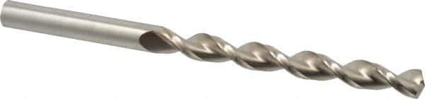 Guhring - 33/64", 130° Point, Parabolic Flute, High Speed Steel Taper Length Drill Bit - Bright Finish, 5-9/32" Flute Length, 8-1/16" OAL, Series 501 - Apex Tool & Supply