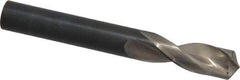 Guhring - 29/64" 130° Parabolic Flute High Speed Steel Screw Machine Drill Bit - Bright Finish, Right Hand Cut, 1-27/32" Flute Length, 3-3/4" OAL, Standard Point, Straight Shank - Apex Tool & Supply