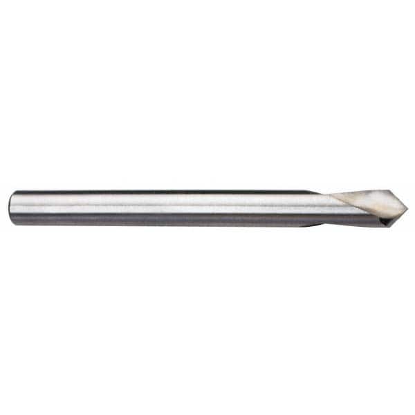 Interstate - 1" Body Diam, 120°, 8" OAL, High Speed Steel Spotting Drill - Apex Tool & Supply