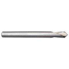 Interstate - 1" Body Diam, 120°, 8" OAL, High Speed Steel Spotting Drill - Apex Tool & Supply