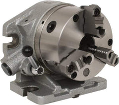 Phase II - 24 Position, 6" Chuck, Super Indexing Spacer - 5-1/8" High Centerline, 1.73" Chuck Through Hole - Apex Tool & Supply