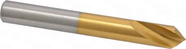 Guhring - 1/2" Body Diam, 90°, 102mm OAL, High Speed Steel Spotting Drill - Apex Tool & Supply