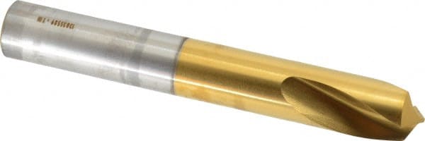 Guhring - 5/8" Body Diam, 120°, 115mm OAL, High Speed Steel Spotting Drill - Apex Tool & Supply