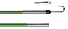 Greenlee - 144" Long Retrieving Tool - 200 Lb Max Pull, 72" Collapsed Length, Fiberglass - Apex Tool & Supply