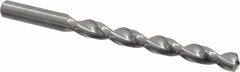 Guhring - 23/64" 130° Solid Carbide Jobber Drill - Bright Finish, Right Hand Cut, Parabolic Flute, Straight Shank, 4-7/8" OAL, Standard Point - Apex Tool & Supply