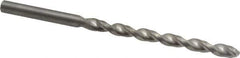 Guhring - #10 130° Solid Carbide Jobber Drill - Bright Finish, Right Hand Cut, Parabolic Flute, Straight Shank, 3-5/8" OAL, Standard Point - Apex Tool & Supply