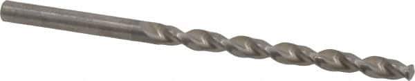 Guhring - #11 130° Solid Carbide Jobber Drill - Bright Finish, Right Hand Cut, Parabolic Flute, Straight Shank, 88.9mm OAL, Standard Point - Apex Tool & Supply