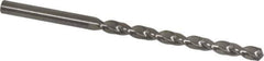 Guhring - #14 130° Solid Carbide Jobber Drill - Bright Finish, Right Hand Cut, Parabolic Flute, Straight Shank, 82.55mm OAL, Standard Point - Apex Tool & Supply