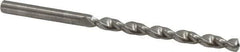 Guhring - #15 130° Solid Carbide Jobber Drill - Bright Finish, Right Hand Cut, Parabolic Flute, Straight Shank, 82.55mm OAL, Standard Point - Apex Tool & Supply