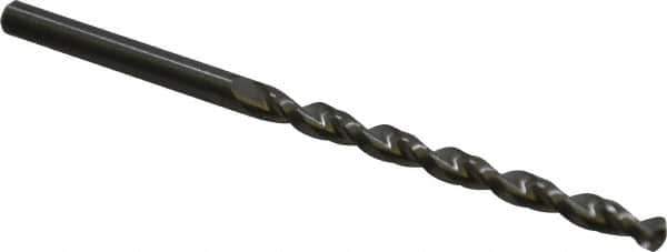 Guhring - #25 130° Solid Carbide Jobber Drill - Bright Finish, Right Hand Cut, Parabolic Flute, Straight Shank, 76.2mm OAL, Standard Point - Apex Tool & Supply