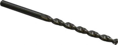 Guhring - #25 130° Solid Carbide Jobber Drill - Bright Finish, Right Hand Cut, Parabolic Flute, Straight Shank, 76.2mm OAL, Standard Point - Apex Tool & Supply