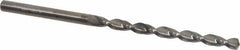Guhring - #26 130° Solid Carbide Jobber Drill - Bright Finish, Right Hand Cut, Parabolic Flute, Straight Shank, 76.2mm OAL, Standard Point - Apex Tool & Supply