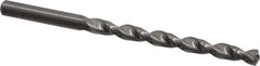 Guhring - Letter D 130° Solid Carbide Jobber Drill - Bright Finish, Right Hand Cut, Parabolic Flute, Straight Shank, 101.6mm OAL, Standard Point - Apex Tool & Supply