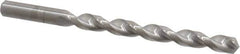 Guhring - Letter P 130° Solid Carbide Jobber Drill - Bright Finish, Right Hand Cut, Parabolic Flute, Straight Shank, 114.3mm OAL, Standard Point - Apex Tool & Supply