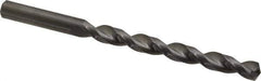 Guhring - Letter R 130° Solid Carbide Jobber Drill - Bright Finish, Right Hand Cut, Parabolic Flute, Straight Shank, 120.65mm OAL, Standard Point - Apex Tool & Supply