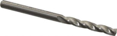 Guhring - #28 150° Solid Carbide Jobber Drill - Bright Finish, Right Hand Cut, Spiral Flute, Straight Shank, 2-3/64" OAL, Standard Point - Apex Tool & Supply