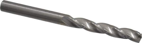 Guhring - 13/64" 150° Solid Carbide Jobber Drill - Bright Finish, Right Hand Cut, Spiral Flute, Straight Shank, 2-7/16" OAL, Standard Point - Apex Tool & Supply