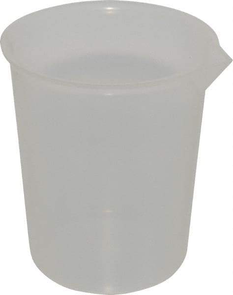 Bel-Art - 1,000 ml Polypropylene Graduated Beaker - 100 ml Graduation, 5-1/8" Diam x 5-15/16" High - Apex Tool & Supply