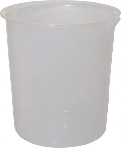Bel-Art - 4,000 ml Polypropylene Graduated Beaker - 1,000 ml Graduation, 8-29/64" Diam x 9-5/64" High - Apex Tool & Supply