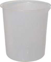 Bel-Art - 4,000 ml Polypropylene Graduated Beaker - 1,000 ml Graduation, 8-29/64" Diam x 9-5/64" High - Apex Tool & Supply