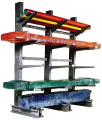 Made in USA - 71 Inches Long, Series 2K Brace Set - For 10 to 14 Ft. Uprights - Apex Tool & Supply