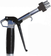Coilhose Pneumatics - 150 Max psi High Flow Multi-Jet Nozzle Pistol Grip Blow Gun - 3/8 NPT, 2" Tube Length, Aluminum - Apex Tool & Supply